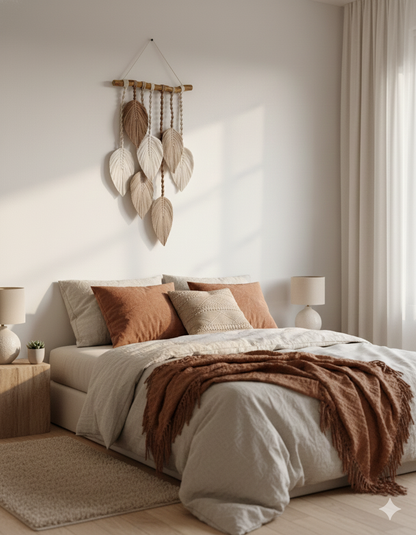 مكرمية الريش الأنيق