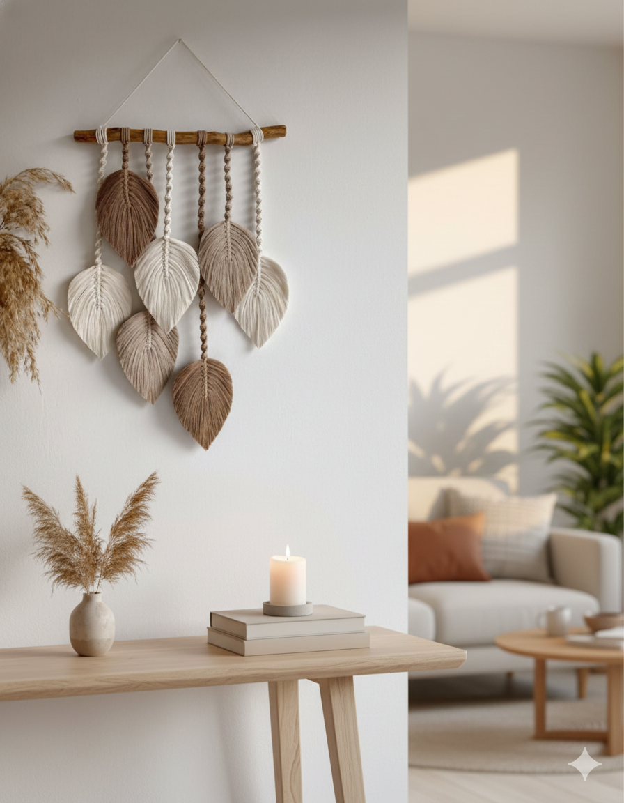 مكرمية الريش الأنيق