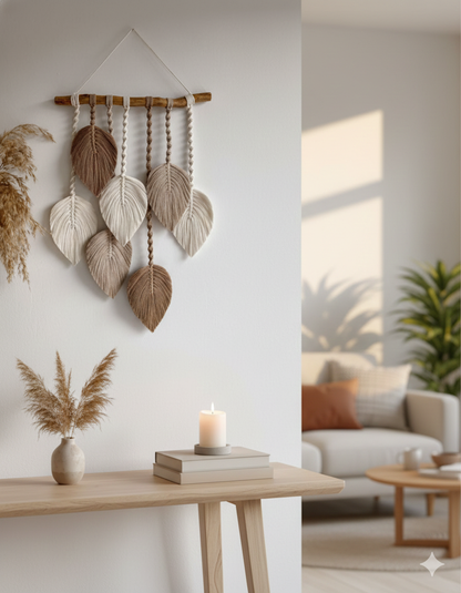 مكرمية الريش الأنيق